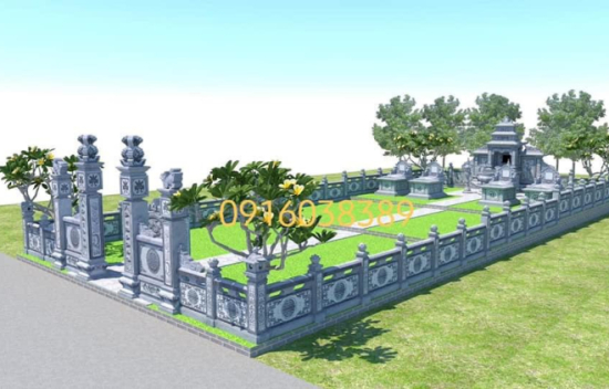 Phối cảnh 3D thiết kế Lăng Mộ, mẫu lăng mộ đẹp